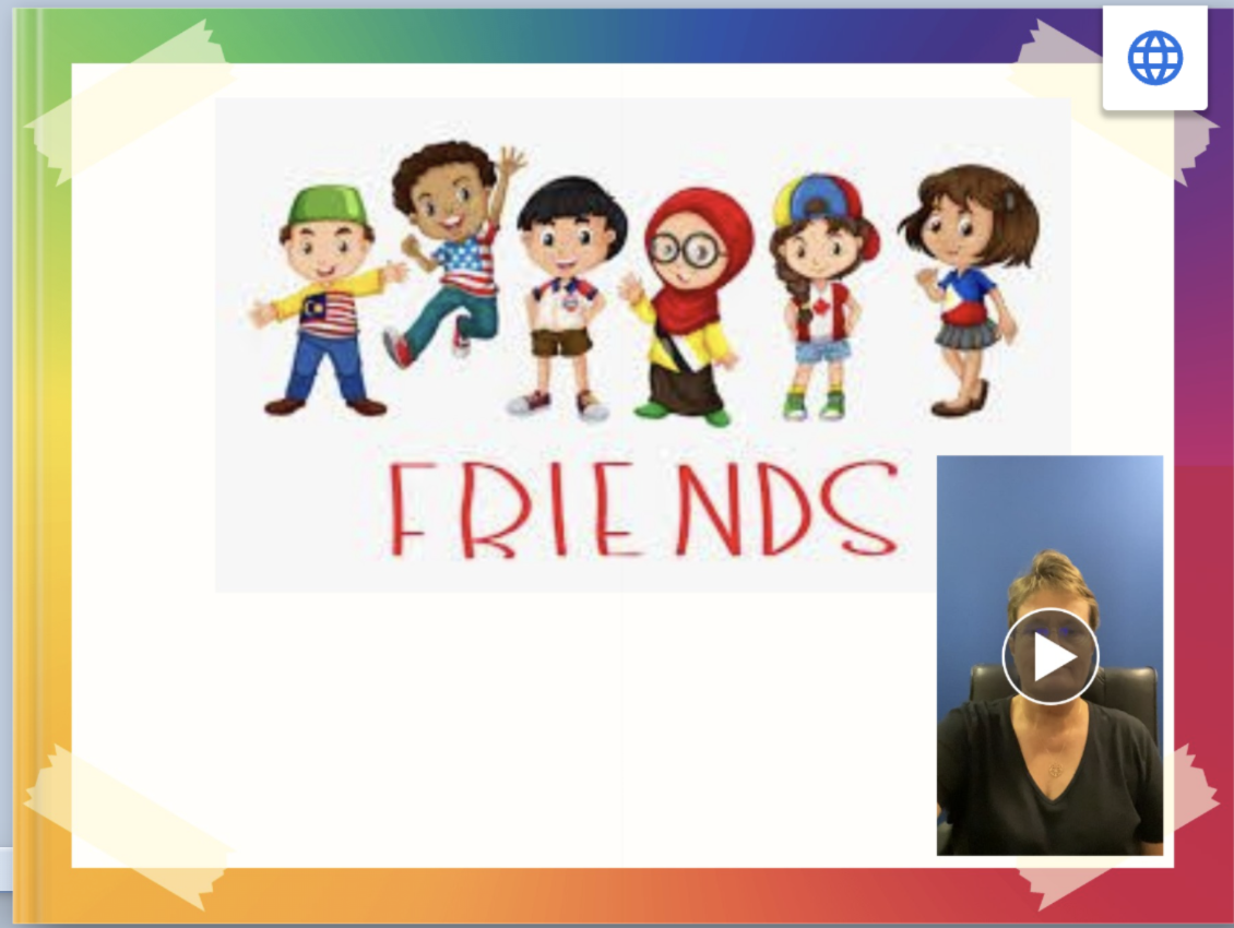 Social Story cover: Friends