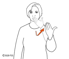 LSF sign for hello