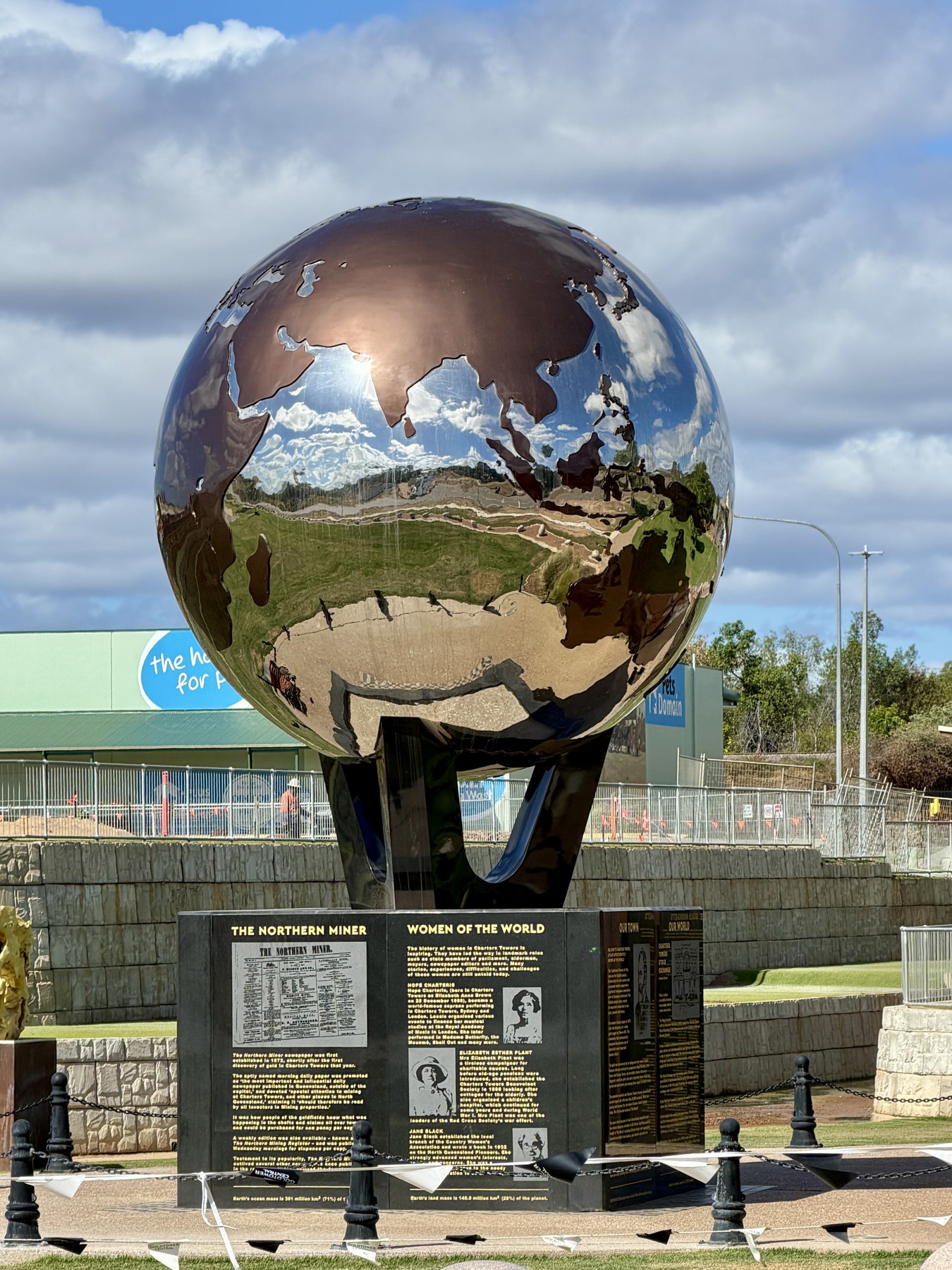 Women of the World monument in Charters Towers